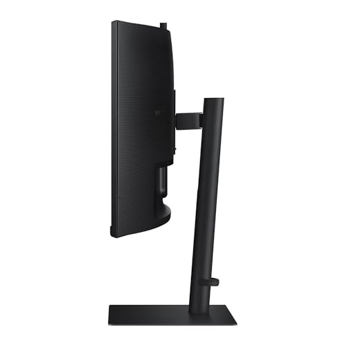 SAMSUNG S65VC 34-inch Curved 1440P UWQHD 100Hz IPS LCD ViewFinity Monitor, 2-Pack Bundle with Webcam, USB-C, Ethernet, Dock, DisplayPort, HDMI, USB Hub, Speakers (S34A654)