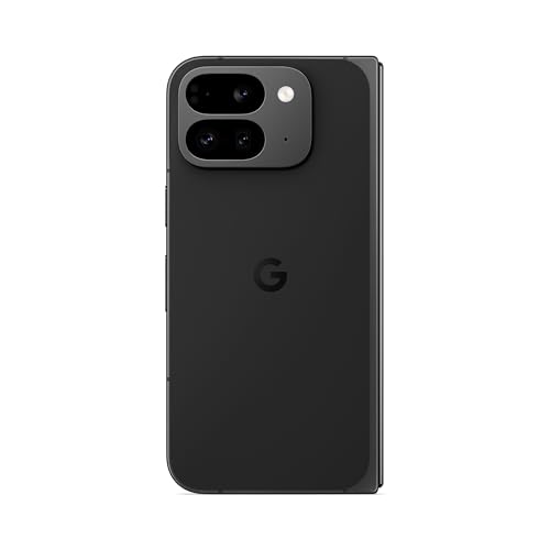 Google Pixel 9 Pro Fold - Unlocked Android Smartphone with Gemini - Advanced Triple Rear Camera System - Foldable Display - Hands-Free Video - Obsidian - 256 GB (Renewed)