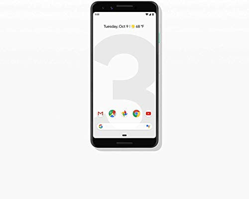 Google Pixel Phone 3-64GB Clearly White (Renewed)