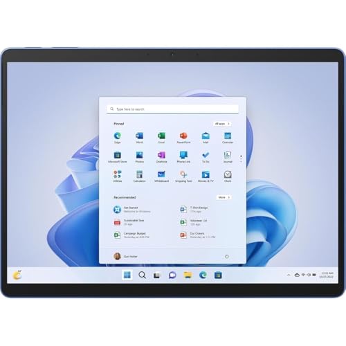 Microsoft Surface Pro 9 Tablet - 13" - Core i7 12th Gen i7-1265U Deca-core (10 Core) - 16 GB RAM - 512 GB SSD - Windows 11 Pro 64-bit - Sapphire