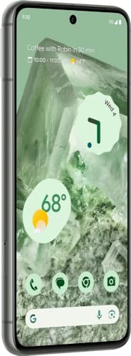Google Pixel 8 5G,US Version, 256 GB Hazel - Unlocked (Renewed)