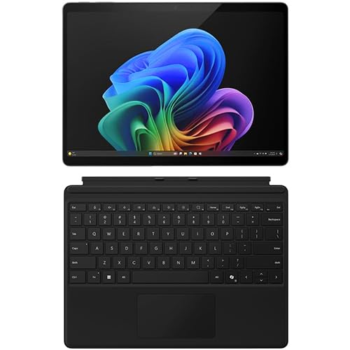 Microsoft Surface Pro Copilot+ PC Touchscreen 13" OLED Snapdragon X Elite Processor 16 GB RAM 512 GB SSD Black + Surface Pro Keyboard (Keyboard, Black)