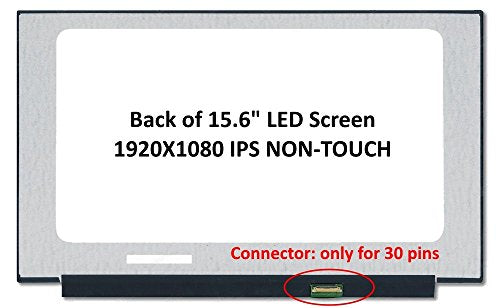 New 15.6 inch IPS FHD 1080P Matte Laptop LED LCD Replacement Screen/Panel Compatible with N156HCA-EAB (Non-Touch)