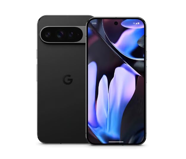 Google Pixel 9 Pro XL 5G (256GB, 16GB) 6.8" 120Hz OLED, 50MP 8K Camera, Tensor G4 Octa-core, Android 14 (Fully Unlocked)(Renewed)(Obsidian)