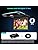 XTRONS 14 Inch Car Overhead Player, Wide HD Car Roof Mount Monitor Built-in Stereo Speakers, Overhead Flip Down Car Monitor Support HDMI USB Input