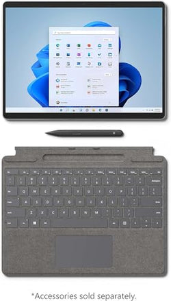 Microsoft Surface Pro 9 Tablet, i7-1265U, 32GB RAM, 1TB SSD, 13" Touchscreen Display, Windows 11 Pro Laptop Computer, Platinum with Signature Keyboard, Slim Pen 2 and GizPro 8 in1 USB-C HUB