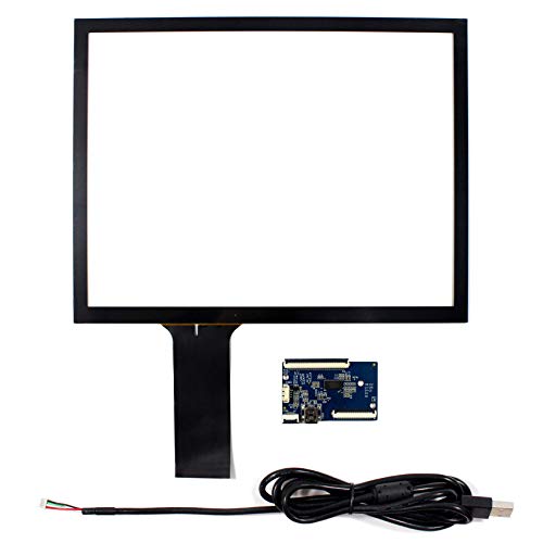 VSDISPLAY 10.4" Capacitive Touch Screen with USB Controller for 10.4 inch 800x600 1024x768 4:3 LCD Screen
