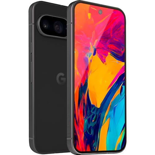 Google Pixel 9 5G (128GB, 12GB) 6.3" 120Hz OLED, 50MP 4K Camera, Tensor G4, Android 14 (US Model Fully Unlocked for Verizon, T-Mobile, AT&T, Global 4G LTE) (Fast Wireless Charger Bundle, Obsidian)