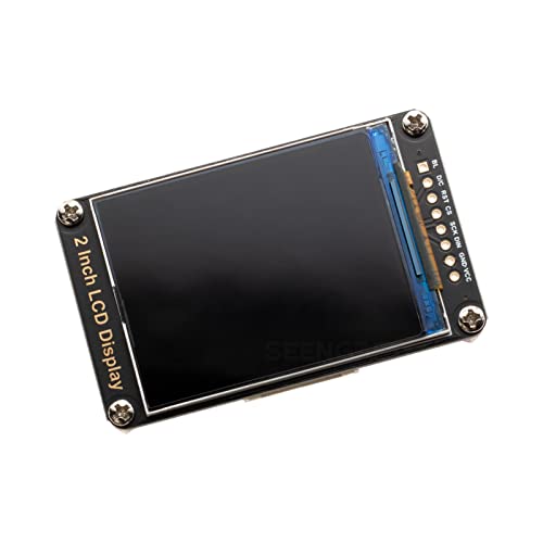 2" SPI LCD Display Module 240×320 Resolution, ST7789V Controller, IPS TFT Screen, Compatible with Arduino, Raspberry Pi, ESP32, STM32, 3.3V/5V Input, RGB Color Panel