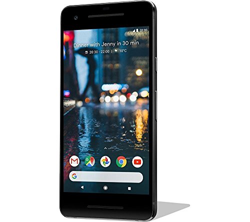 Pixel 2 Phone (2017) by Google, G011A 64GB 5" inch (GSM Only, No CDMA) Factory Unlocked Android 4G/LTE Smartphone (Just Black) - International Version