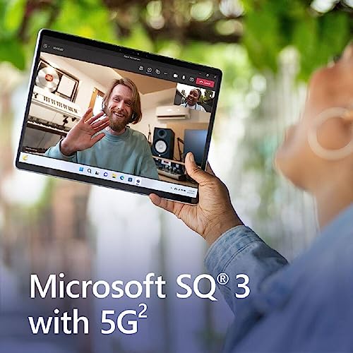 Microsoft Surface Pro 9 with 5G LTE 13" 120Hz 2-In-1 Tablet, Microsoft SQ3, 16GB RAM, 512GB SSD, Windows 11 Pro, Platinum