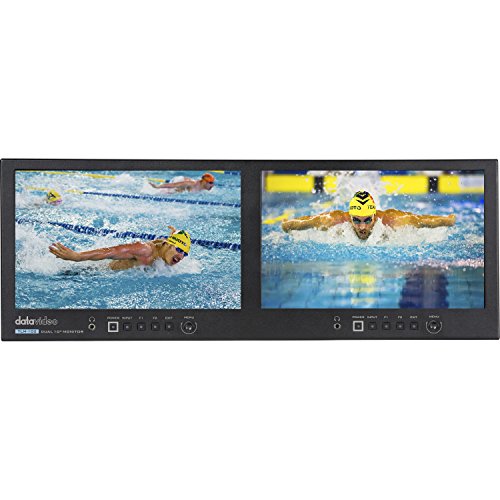 Datavideo TLM-102 Dual 10" IPS 4RU Rack Mount LED Monitor, 1280x800