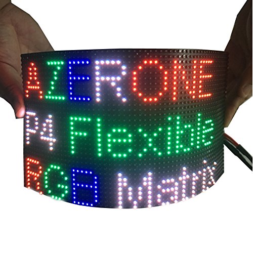 Led Matrix 64x32 Pixel 4MM Led Panels Digital Module Indoor Flexible for Special Shapes Display Screen RGB led Board Hub-75 2121SMD (P4-256x128mm, RGB-Full Color)