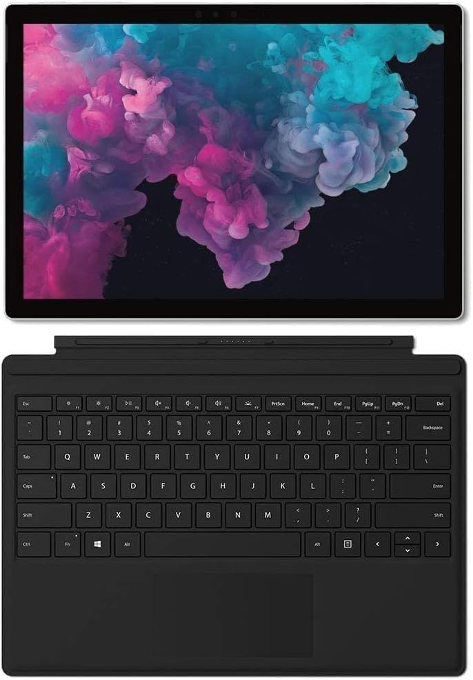 Microsoft Surface Pro6 Business Tablet PC, 12.3" (2736 X 1824), Intel Core i5-8350U 2.6GHz, 8GB DDR4 RAM, 256GB SSD, Touchscreen, USB 3.0, Camera, Backlit Keyboard, Windows 10 Pro (Renewed)