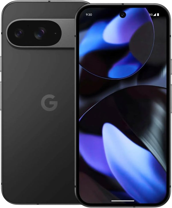 Google Pixel 9 - Unlocked Android Smartphone with Gemini, 24-Hour Battery, Advanced Camera, and 6.3" Actua Display - Obsidian - 128 GB (Renewed Premium)
