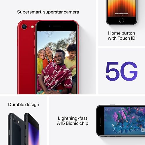 Moto G Play | 2024 | AT&T Unlocked 4G LTE | 4/64GB | 50 MP Camera | Sapphire Blue (Renewed)