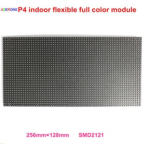Led Matrix 64x32 Pixel 4MM Led Panels Digital Module Indoor Flexible for Special Shapes Display Screen RGB led Board Hub-75 2121SMD (P4-256x128mm, RGB-Full Color)