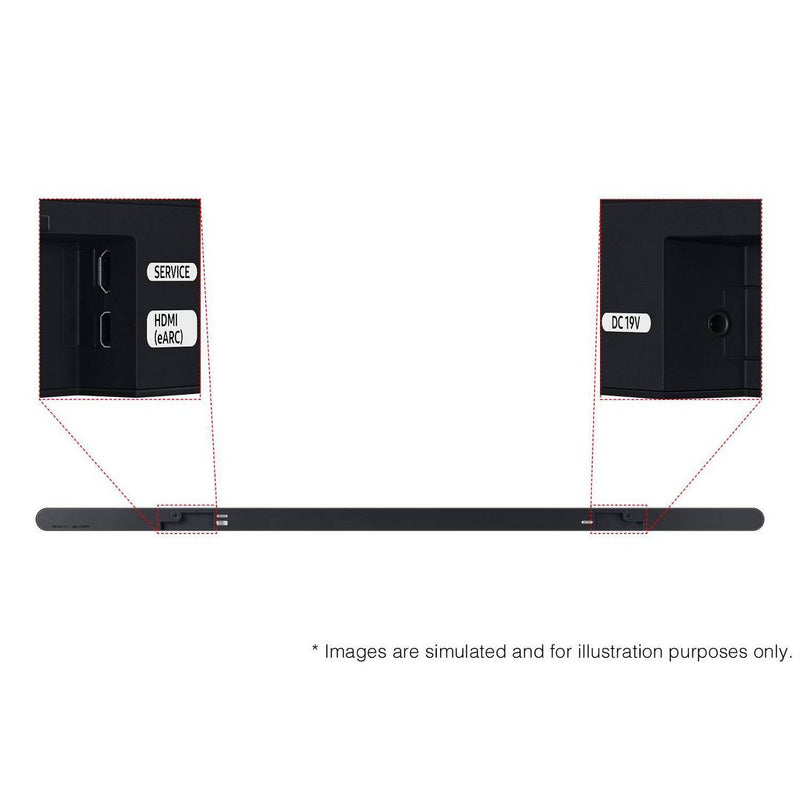 Samsung Ultra-slim 3.1.2ch. Wireless Dolby ATMOS Soundbar with Q-Symphony (HW-S800D)