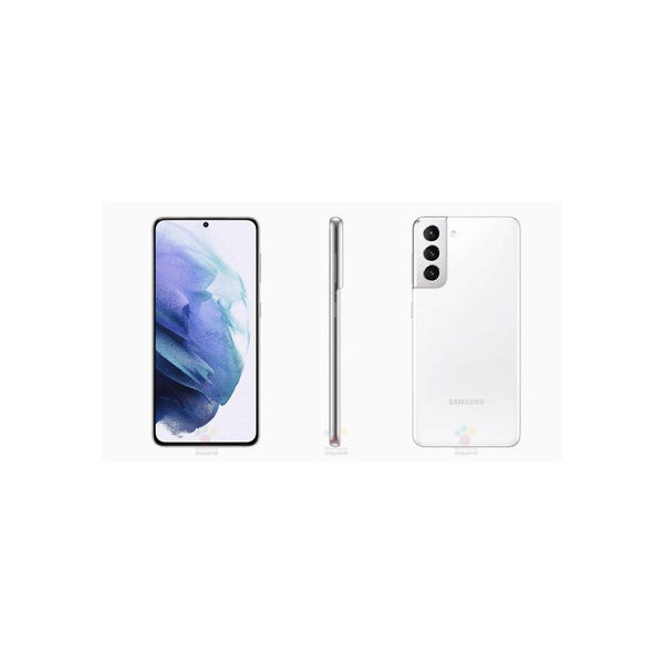 Refurbished Samsung Galaxy S21 5G G991U (Fully Unlocked) 128GB Phantom White (Grade C)w/ Pre-Installed Tempered Glass