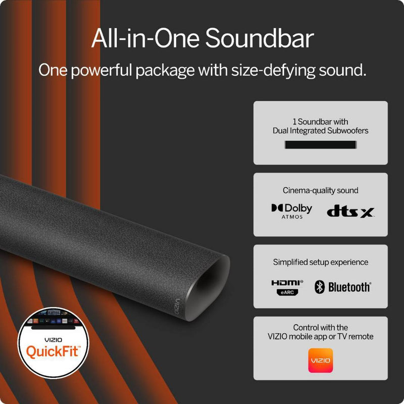 VIZIO 2.1 All-in-one Soundbar w/ Dolby Atmos - (SV210D-08)