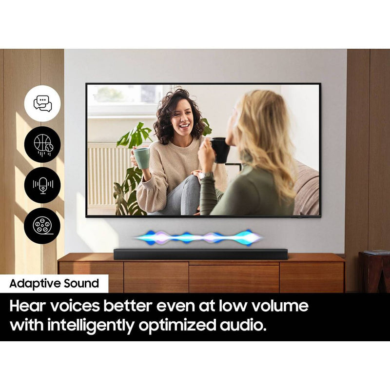 Samsung 5.1ch. DTS Virtual:X Soundbar with Bass Boost and Wireless Sub (HW-B73MD) - Black