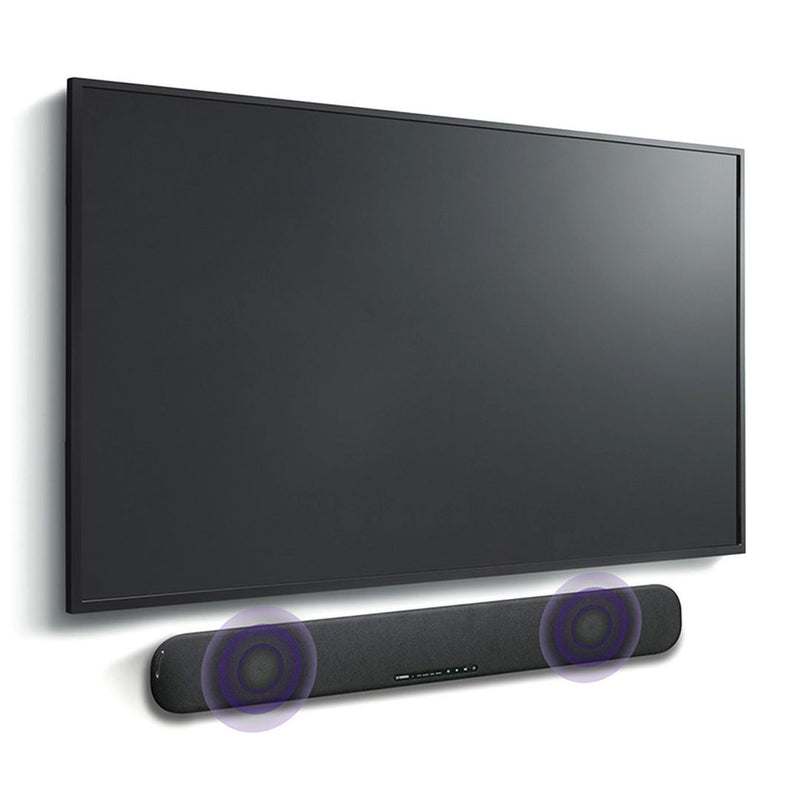 Yamaha SR-B20A Soundbar with Dual Built-In Subwoofers, Bluetooth, and DTS Virtual:X (Manufacturer Refurbished)